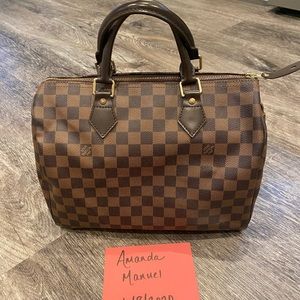 Louis Vuitton Damier Ebene Speedy 30